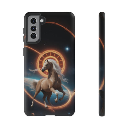 Chinese Zodiac Horse Custom Phone Case for iPhone 8–16 Pro Max, Pixel 5–8 Pro, Galaxy S10–S24 Ultra - Designed by Thalia