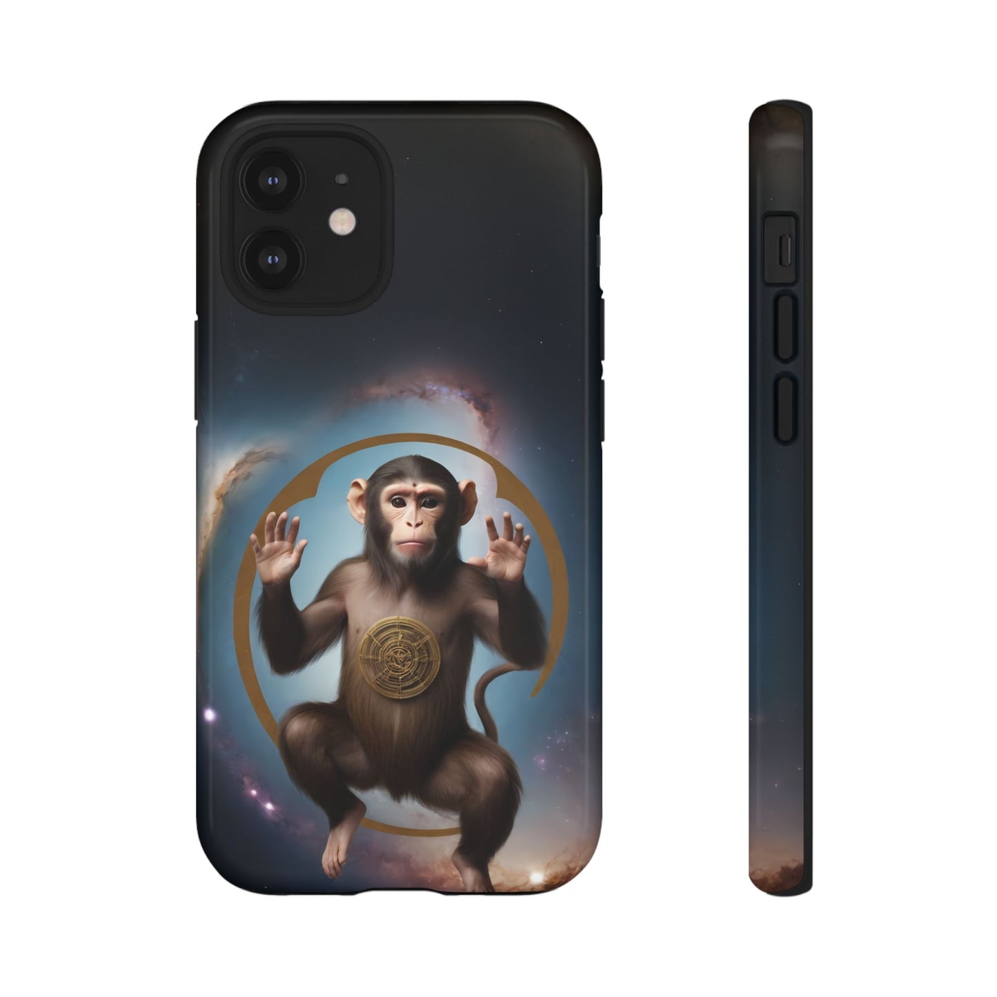 Chinese Zodiac Monkey Phone Case for iPhone 8–16 Pro Max, iPhone 8 Plus–13 Mini, iPhone XS–XS Max, iPhone 11–14 Pro Max - Designed by Thalia