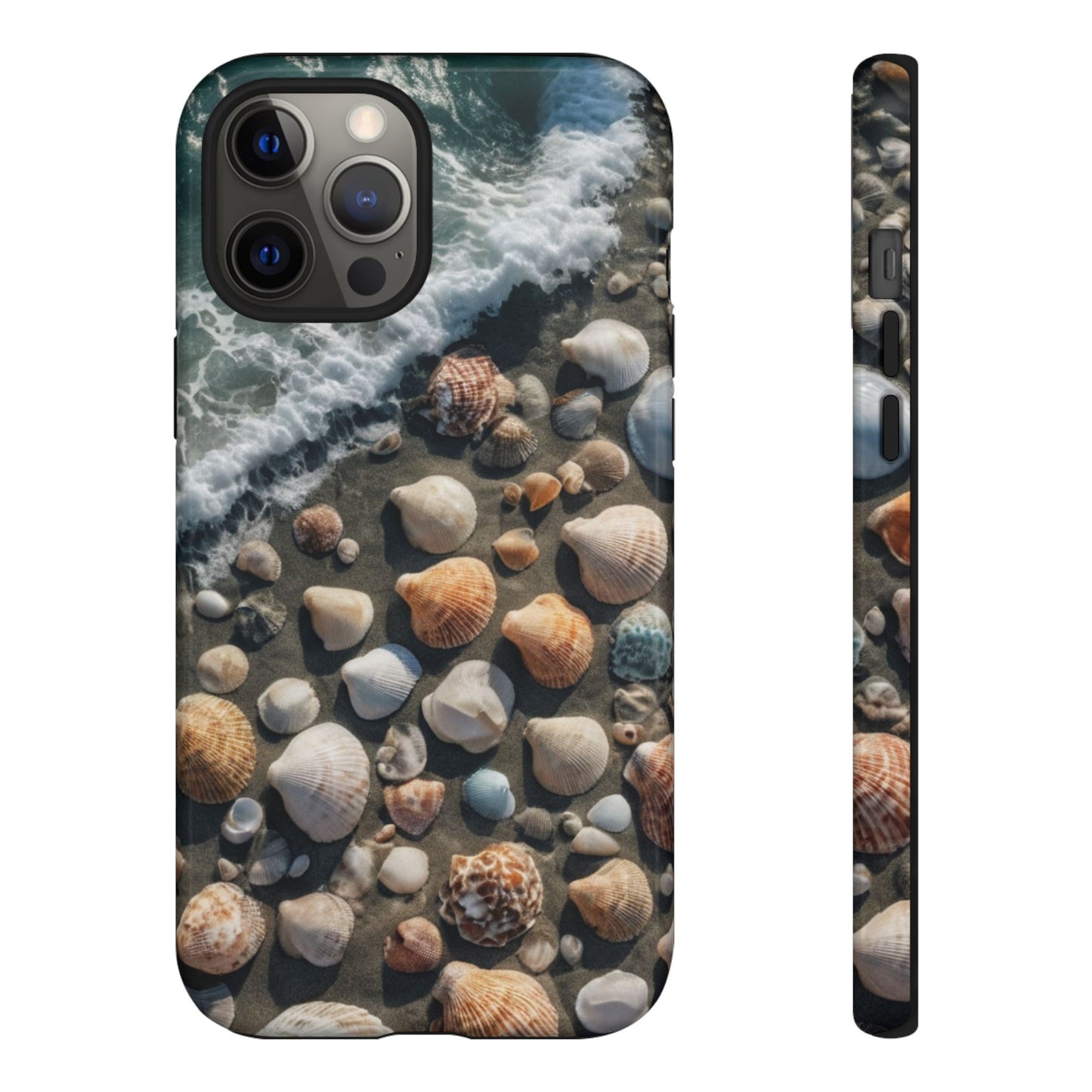 She Sells Sea Shells Phone Case for iPhone 8–16 Pro Max, Pixel 5–8 Pro, Galaxy S10–S24 Ultra - Designed by Thalia