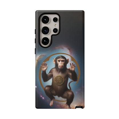 Chinese Zodiac Monkey Custom Phone Case for iPhone 8–16 Pro Max, Pixel 5–8 Pro, Galaxy S10–S24 Ultra - Designed by Thalia