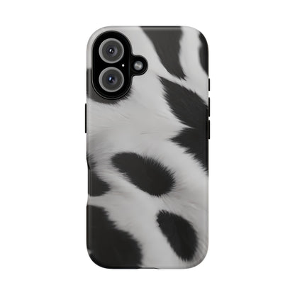 Chic Bovine Elegance Custom Phone Case for iPhone 8–16 Pro Max, iPhone 8 Plus–13 Mini, iPhone XS–XS Max, iPhone 11–14 Pro Max - Designed by Thalia