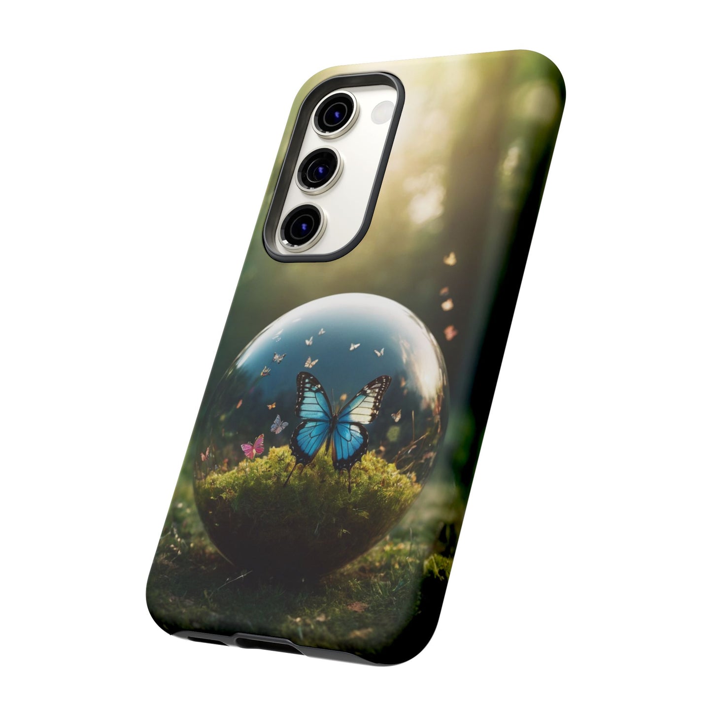 Butterfly Ball Custom Phone Case for Samsung Galaxy S10–S24 Ultra – Stylish, Unique & UV Protected - Designed by Thalia