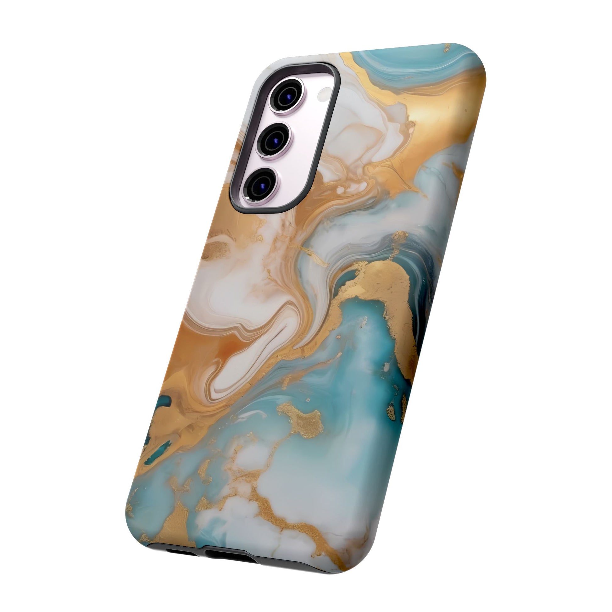 Marble Hues Phone Case for iPhone 8–16 Pro Max, Pixel 5–8 Pro, Galaxy S10–S24 Ultra - Designed by Thalia