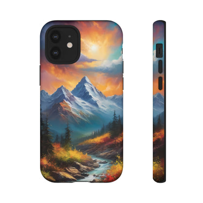 Mystic Mountains Phone Case for iPhone 8–16 Pro Max, Pixel 5–8 Pro, Galaxy S10–S24 Ultra - Designed by Thalia