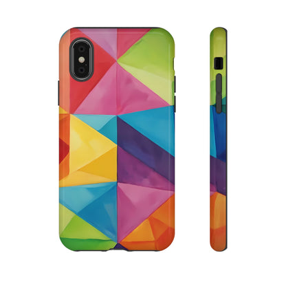 Geometric Play Phone Case for iPhone 8–16 Pro Max, iPhone 8 Plus–13 Mini, iPhone XS–XS Max, iPhone 11–14 Pro Max - Designed by Thalia