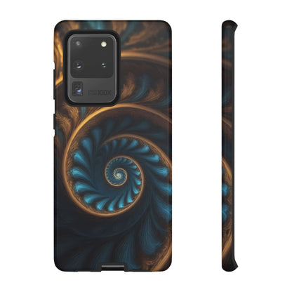 3D Fractal Custom Phone Case for Samsung Galaxy S10–S24 Ultra - Designed by Thalia