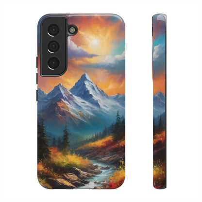 Mystic Mountains Phone Case for iPhone 8–16 Pro Max, Pixel 5–8 Pro, Galaxy S10–S24 Ultra - Designed by Thalia