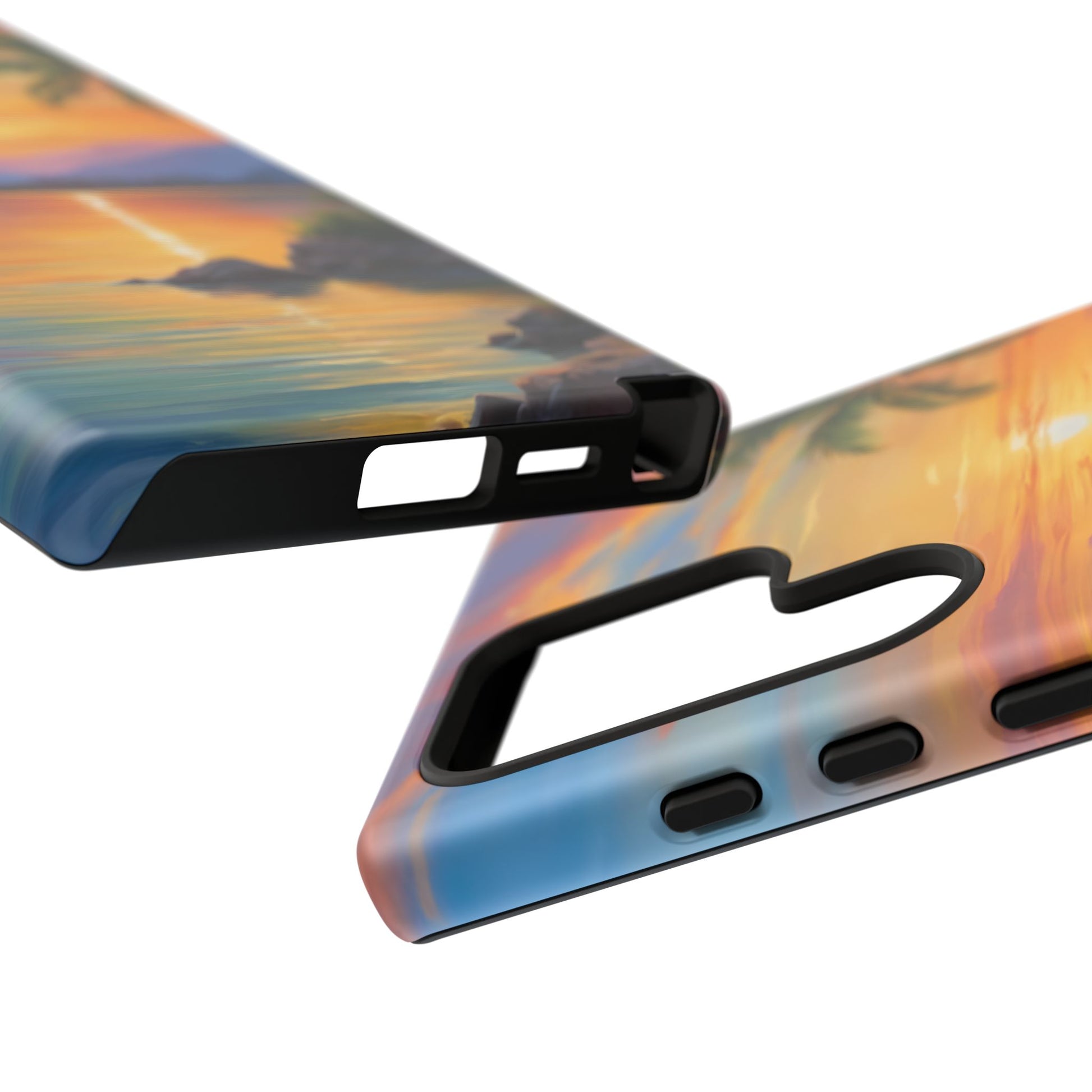 Sunset Serenade Custom Phone Case for Samsung Galaxy S10–S10 Plus, S20–S20 Ultra, S21, S22, S23, S24 Ultra - Designed by Thalia