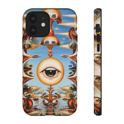 Surreal Suspect Phone Case for iPhone 8–16 Pro Max, Pixel 5–8 Pro, Galaxy S10–S24 Ultra - Designed by Thalia