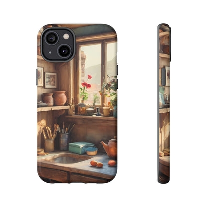 Vintage Vignettes Phone Case for iPhone 8–16 Pro Max, Pixel 5–8 Pro, Galaxy S10–S24 Ultra - Designed by Thalia