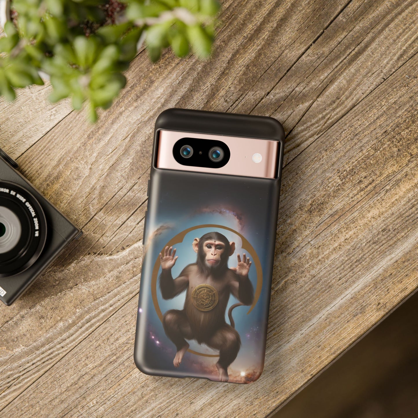 Chinese Zodiac Monkey Phone Case for Google Pixel 8 Pro, Pixel 8, Pixel 7, Pixel 6 Pro, Pixel 6, Pixel 5 5G - Designed by Thalia