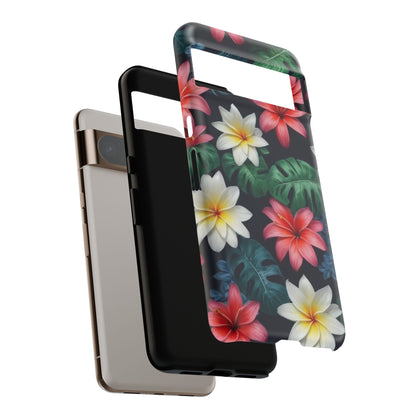 Hawaiian Flowers Phone Case for Google Pixel 8 Pro, Pixel 8, Pixel 7, Pixel 6 Pro, Pixel 6, Pixel 5 5G - Designed by Thalia