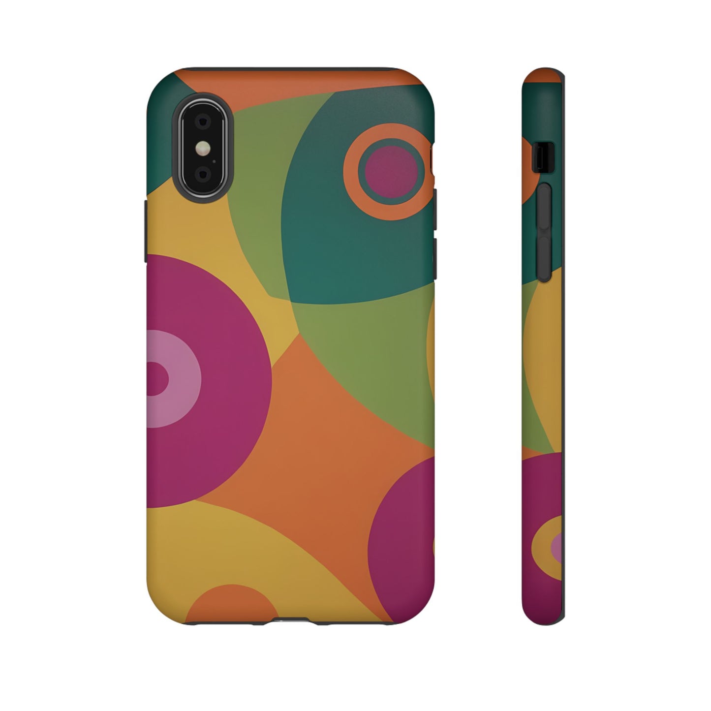 60s Retro Phone Case for iPhone 8–16 Pro Max, Pixel 5–8 Pro, Galaxy S10–S24 Ultra - Designed by Thalia