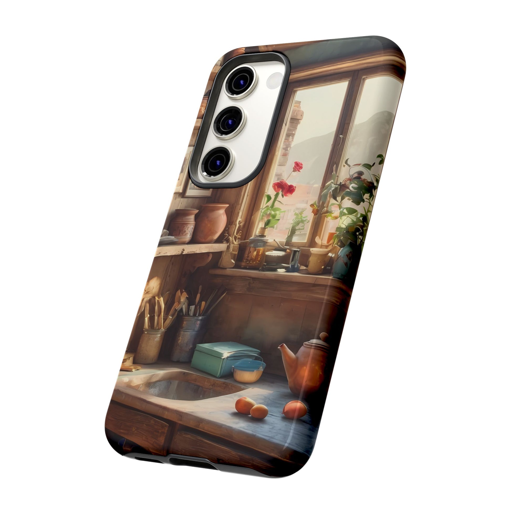 Vintage Vignettes Custom Phone Case for Samsung Galaxy S10–S10 Plus, S20–S20 Ultra, S21, S22, S23, S24 Ultra - Designed by Thalia