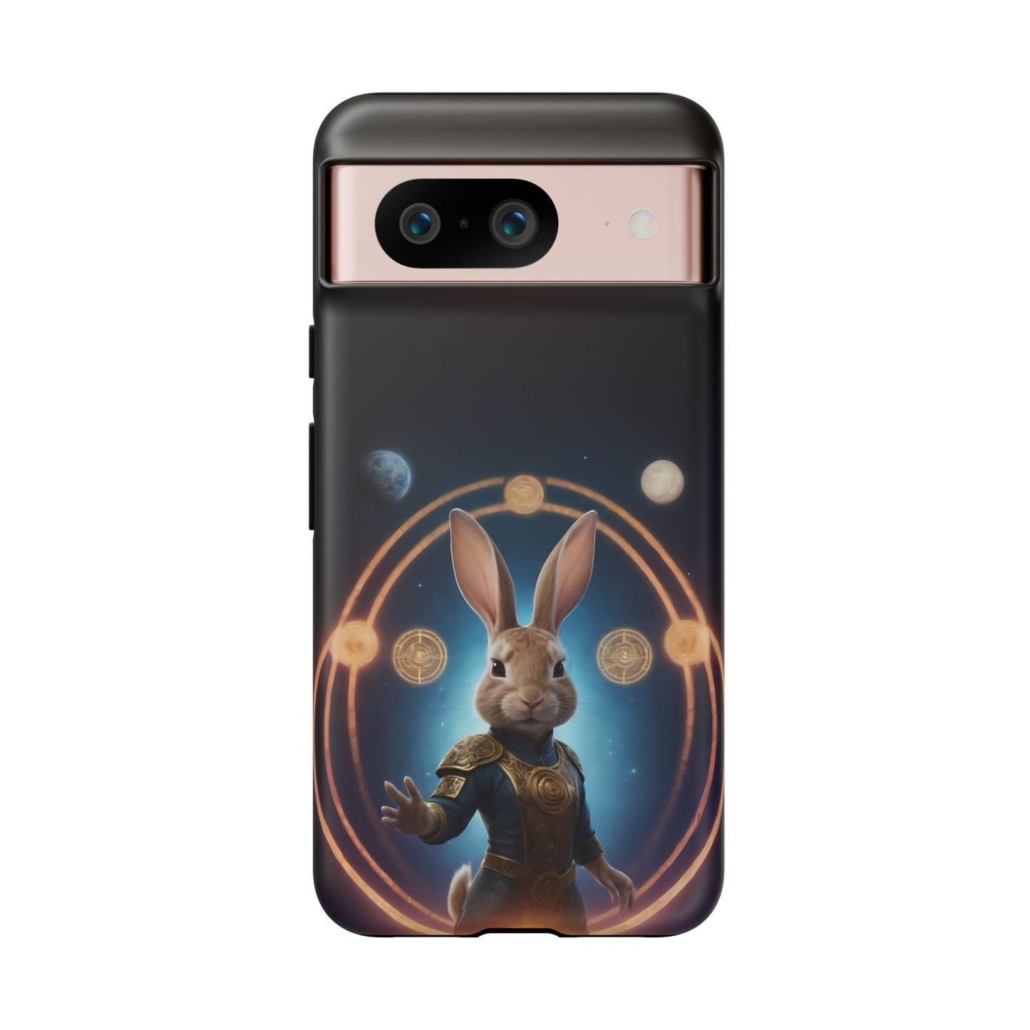 Chinese Zodiac Rabbit Phone Case for Google Pixel 8 Pro, Pixel 8, Pixel 7, Pixel 6 Pro, Pixel 6, Pixel 5 5G - Designed by Thalia