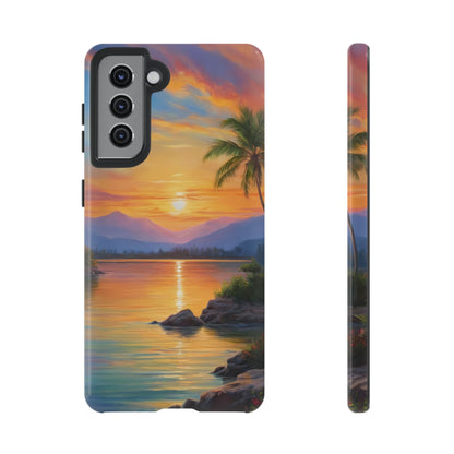 Sunset Serenade Phone Case for iPhone 8–16 Pro Max, Pixel 5–8 Pro, Galaxy S10–S24 Ultra - Designed by Thalia