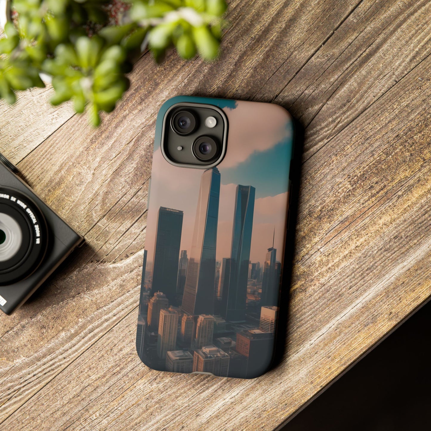 City Skylines Phone Case for iPhone 8–16 Pro Max, iPhone 8 Plus–13 Mini, iPhone XS–XS Max, iPhone 11–14 Pro Max - Designed by Thalia