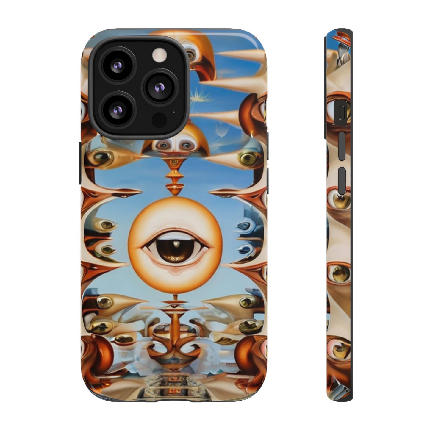 Surreal Suspect Phone Case for iPhone 8–16 Pro Max, iPhone 8 Plus–13 Mini, iPhone XS–XS Max, iPhone 11–14 Pro Max - Designed by Thalia