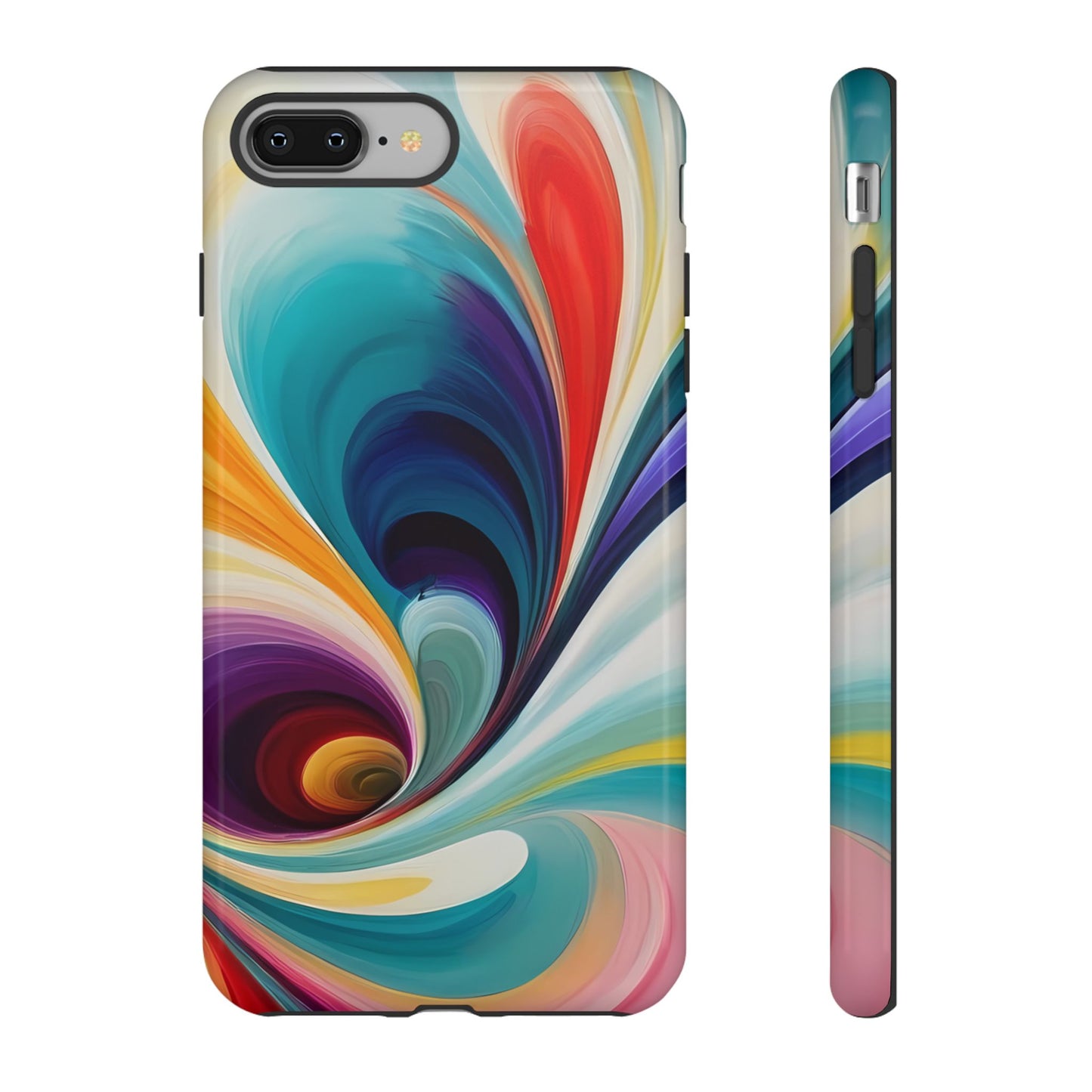 Abstract Elegance Phone Case for iPhone 8–16 Pro Max, Pixel 5–8 Pro, Galaxy S10–S24 Ultra - Designed by Thalia