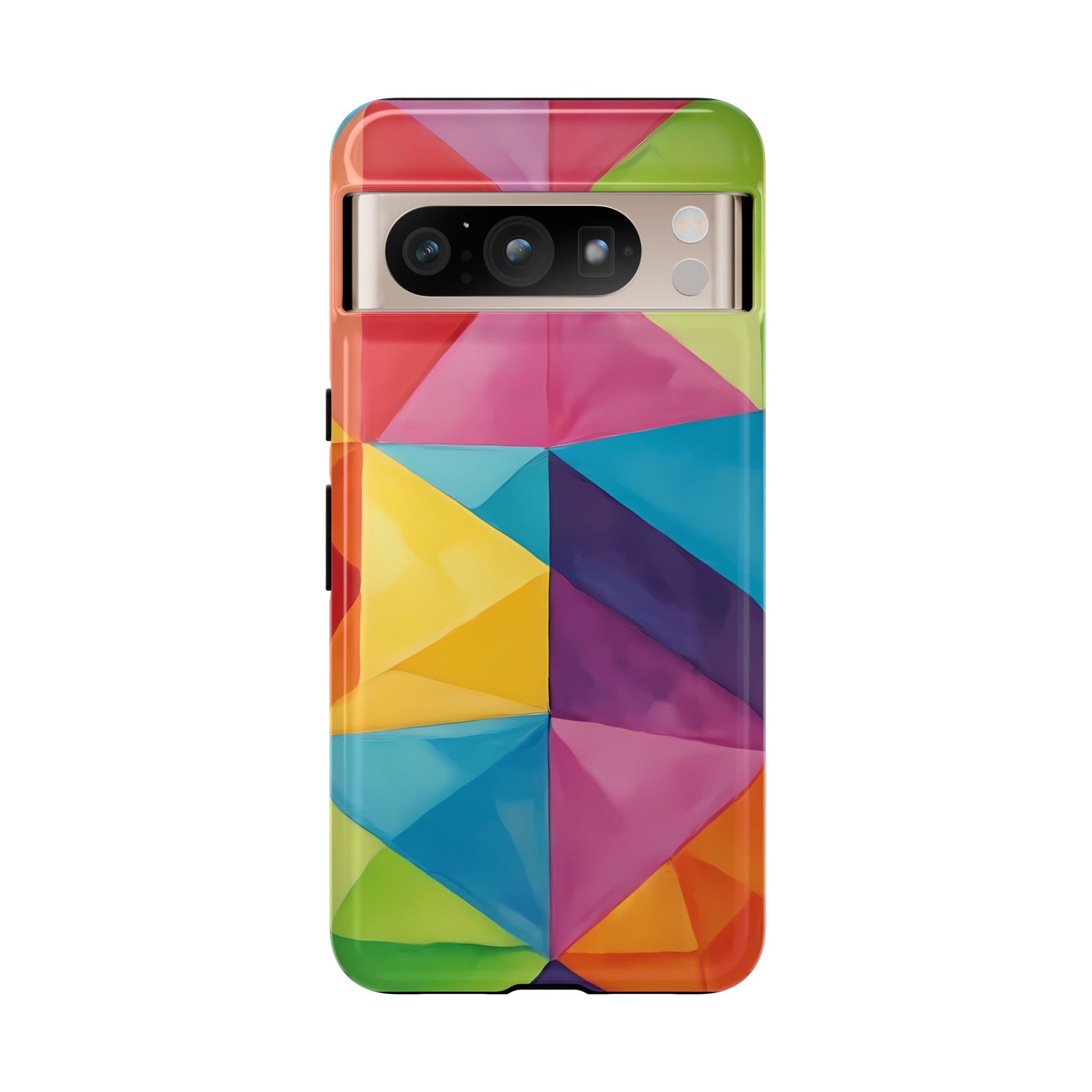 Geometric Play Phone Case for iPhone 8–16 Pro Max, Pixel 5–8 Pro, Galaxy S10–S24 Ultra - Designed by Thalia