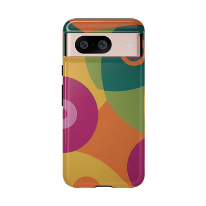 60s Retro Custom Phone Case for Google Pixel 8 Pro, Pixel 8, Pixel 7, Pixel 6 Pro, Pixel 6, Pixel 5 5G - Designed by Thalia