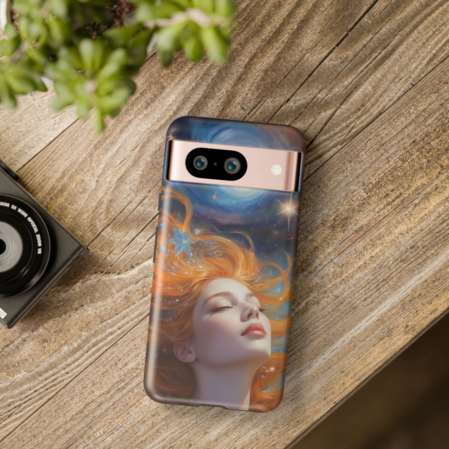 Celestial Dreams Custom Phone Case for Google Pixel 8 Pro, Pixel 8, Pixel 7, Pixel 6 Pro, Pixel 6, Pixel 5 5G - Designed by Thalia