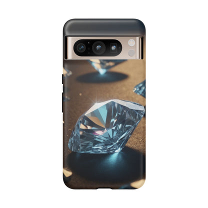 Raining Diamonds Custom, Stylish, Unique & UV protected phone case for Google Pixel, Samsung & iPhone - design for all models - Designed by Thalia