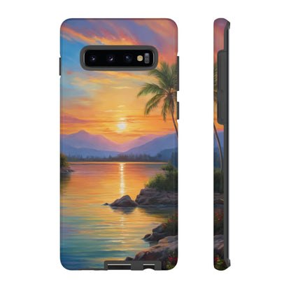 Sunset Serenade Custom Phone Case for Samsung Galaxy S10–S10 Plus, S20–S20 Ultra, S21, S22, S23, S24 Ultra - Designed by Thalia