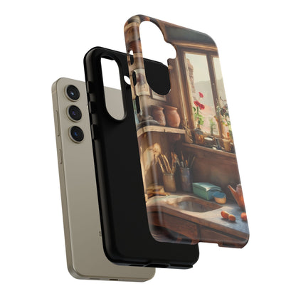 Vintage Vignettes Custom Phone Case for Samsung Galaxy S10–S10 Plus, S20–S20 Ultra, S21, S22, S23, S24 Ultra - Designed by Thalia