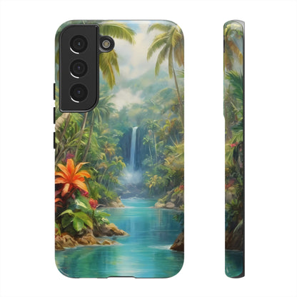 Tropical Paradise Phone Case for iPhone 8–16 Pro Max, Pixel 5–8 Pro, Galaxy S10–S24 Ultra - Designed by Thalia