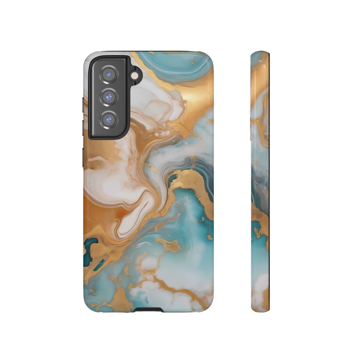 Marble Hues Custom Phone Case for Samsung Galaxy S10–S10 Plus, S20–S20 Ultra, S21, S22, S23, S24 Ultra - Designed by Thalia