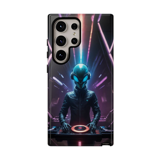 Alien DJ Phone Case for Samsung Galaxy S10–S24 Ultra - Designed by Thalia