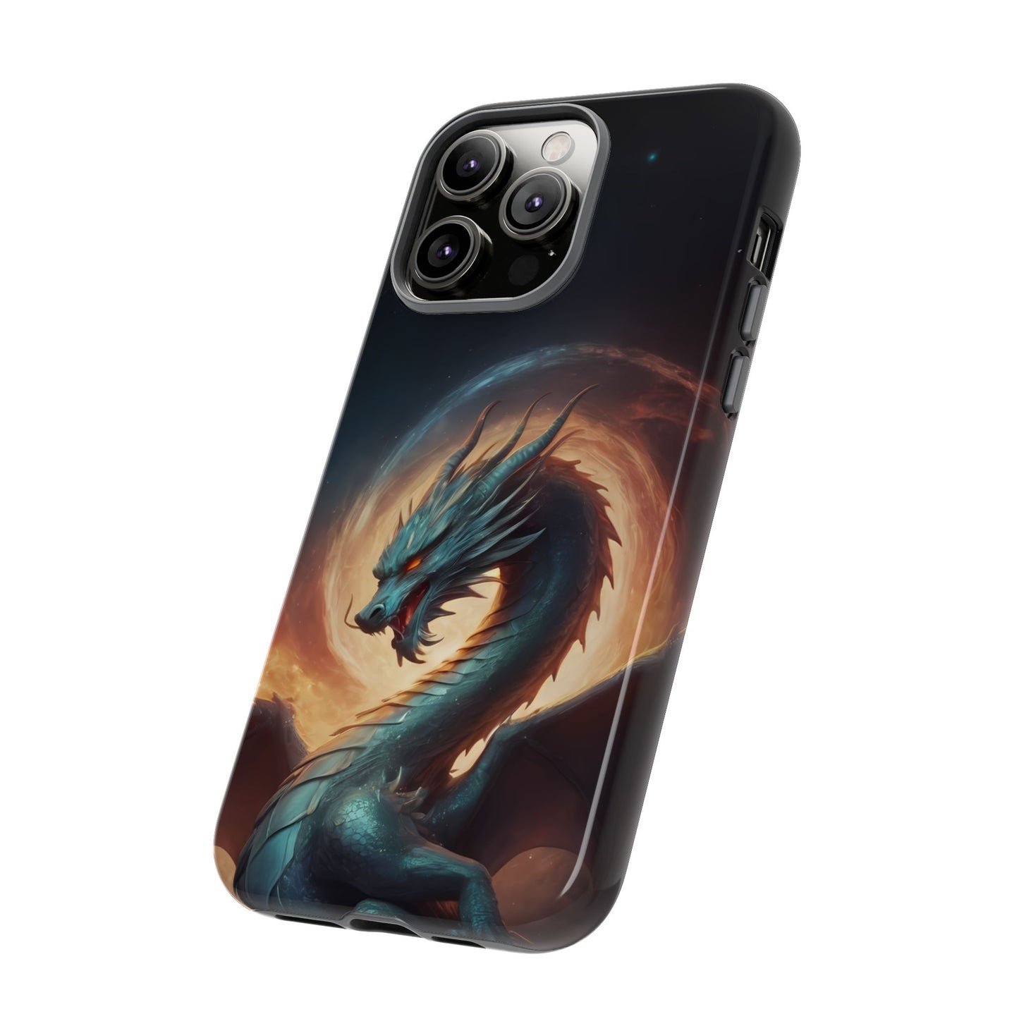 Chinese Zodiac Dragon Phone Case for iPhone 8–16 Pro Max, Pixel 5–8 Pro, Galaxy S10–S24 Ultra - Designed by Thalia