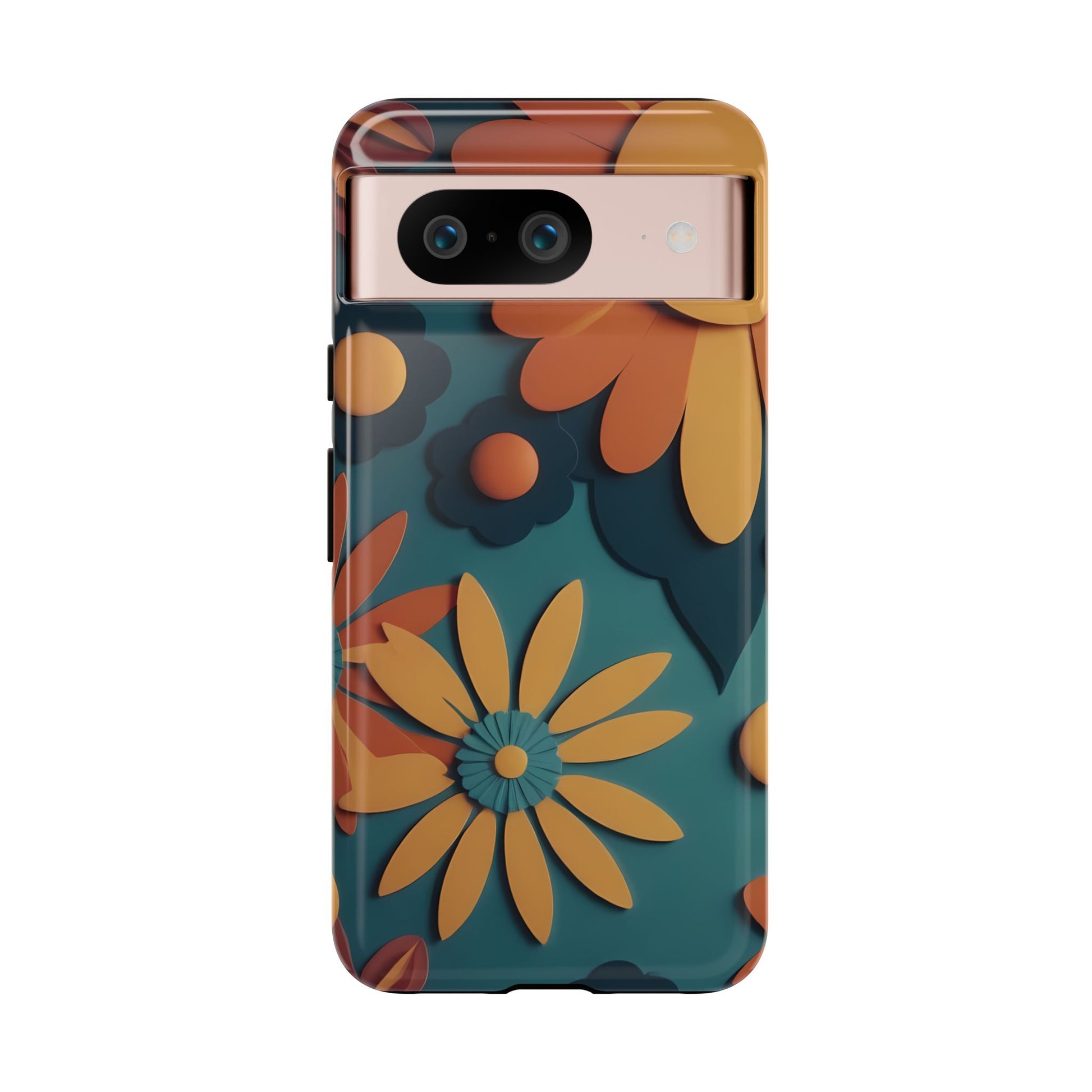 70s Retro Phone Case for iPhone 8–16 Pro Max, Pixel 5–8 Pro, Galaxy S10–S24 Ultra - Designed by Thalia