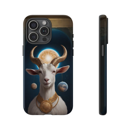 Chinese Zodiac Goat Phone Case for iPhone 8–16 Pro Max, iPhone 8 Plus–13 Mini, iPhone XS–XS Max, iPhone 11–14 Pro Max - Designed by Thalia