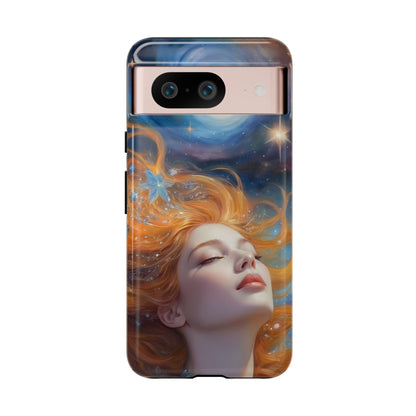 Celestial Dreams Custom Phone Case for Google Pixel 8 Pro, Pixel 8, Pixel 7, Pixel 6 Pro, Pixel 6, Pixel 5 5G - Designed by Thalia