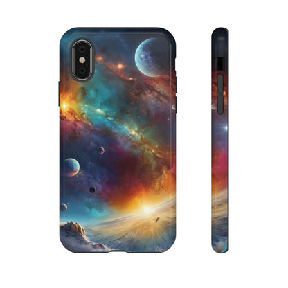 Cosmic Voyage Phone Case for iPhone 8–16 Pro Max, iPhone 8 Plus–13 Mini, iPhone XS–XS Max, iPhone 11–14 Pro Max - Designed by Thalia