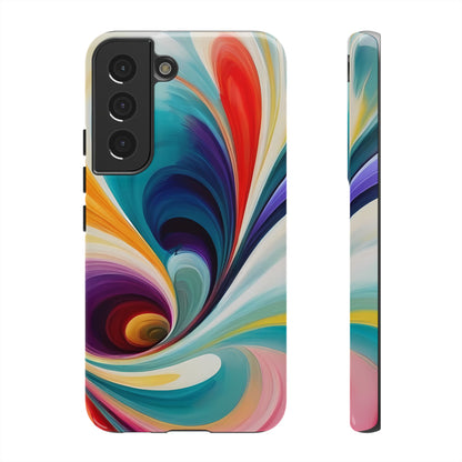 Abstract Elegance Phone Case for iPhone 8–16 Pro Max, Pixel 5–8 Pro, Galaxy S10–S24 Ultra - Designed by Thalia