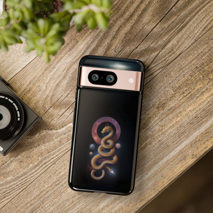 Chinese Zodiac Snake Phone Case for Google Pixel 8 Pro, Pixel 8, Pixel 7, Pixel 6 Pro, Pixel 6, Pixel 5 5G - Designed by Thalia