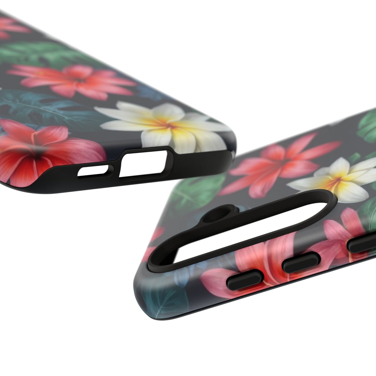 Hawaiian Flowers Custom Phone Case for Samsung Galaxy S10–S10 Plus, S20–S20 Ultra, S21, S22, S23, S24 Ultra - Designed by Thalia