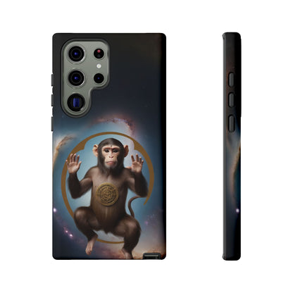 Chinese Zodiac Monkey Custom Phone Case for iPhone 8–16 Pro Max, Pixel 5–8 Pro, Galaxy S10–S24 Ultra - Designed by Thalia