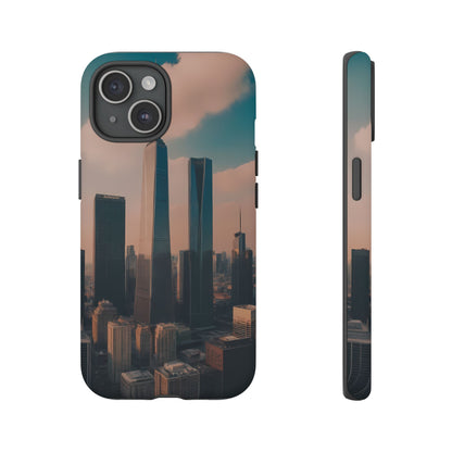 City Skylines Phone Case for iPhone 8–16 Pro Max, iPhone 8 Plus–13 Mini, iPhone XS–XS Max, iPhone 11–14 Pro Max - Designed by Thalia