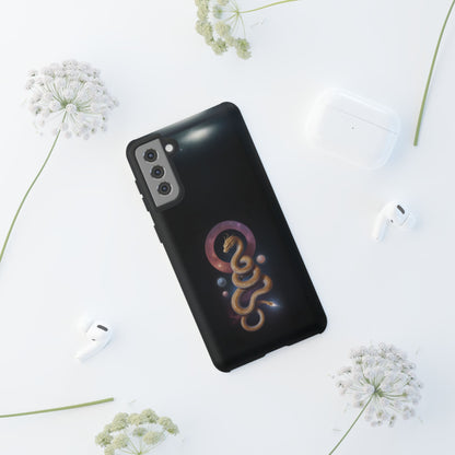 Chinese Zodiac Snake Custom Phone Case for iPhone 8–16 Pro Max, Pixel 5–8 Pro, Galaxy S10–S24 Ultra - Designed by Thalia