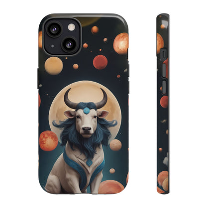 Chinese Zodiac Ox Phone Case for iPhone 8–16 Pro Max, iPhone 8 Plus–13 Mini, iPhone XS–XS Max, iPhone 11–14 Pro Max - Designed by Thalia