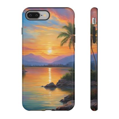 Sunset Serenade Phone Case for iPhone 8–16 Pro Max, Pixel 5–8 Pro, Galaxy S10–S24 Ultra - Designed by Thalia