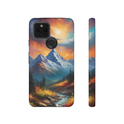 Mystic Mountains Phone Case for iPhone 8–16 Pro Max, Pixel 5–8 Pro, Galaxy S10–S24 Ultra - Designed by Thalia