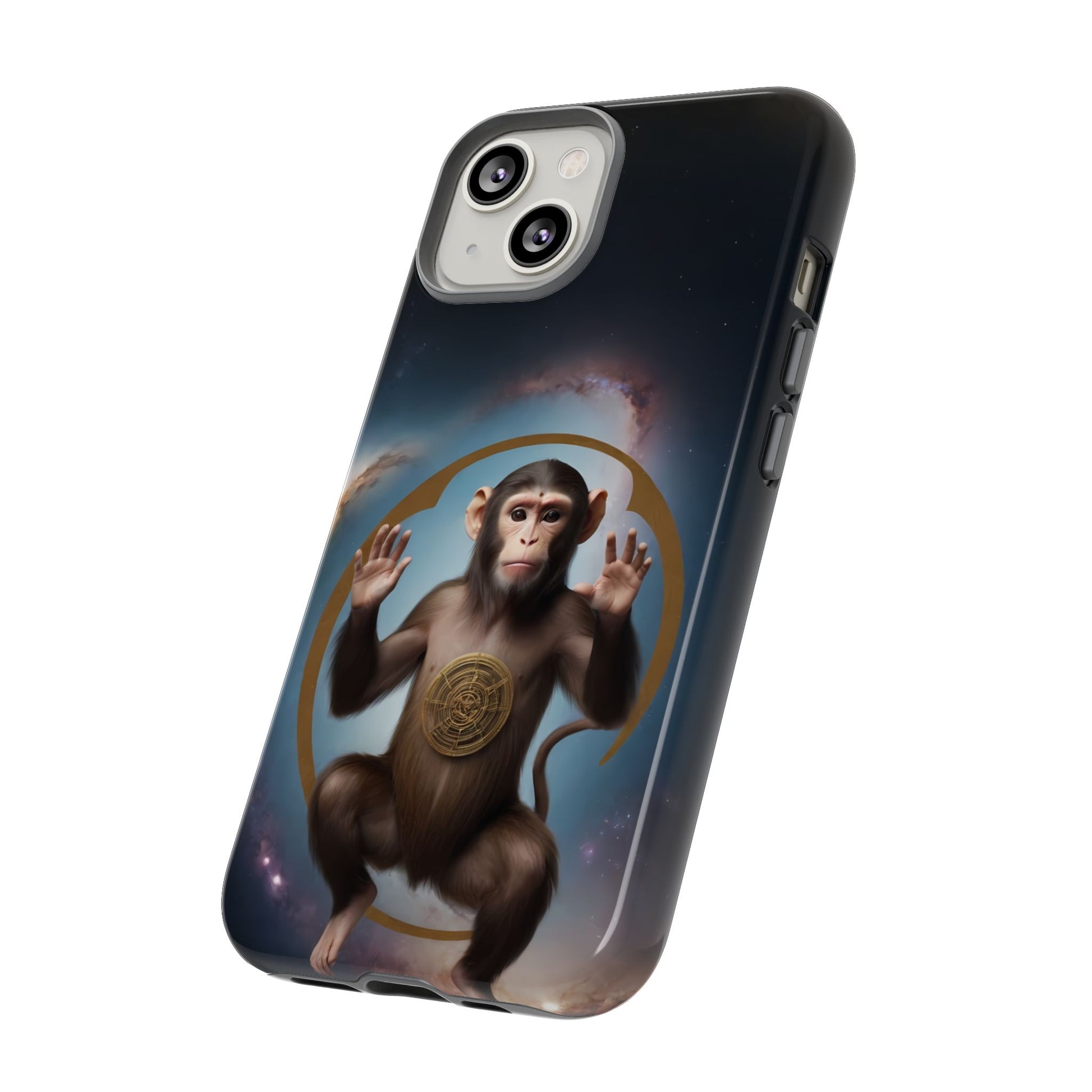 Chinese Zodiac Monkey Phone Case for iPhone 8–16 Pro Max, iPhone 8 Plus–13 Mini, iPhone XS–XS Max, iPhone 11–14 Pro Max - Designed by Thalia