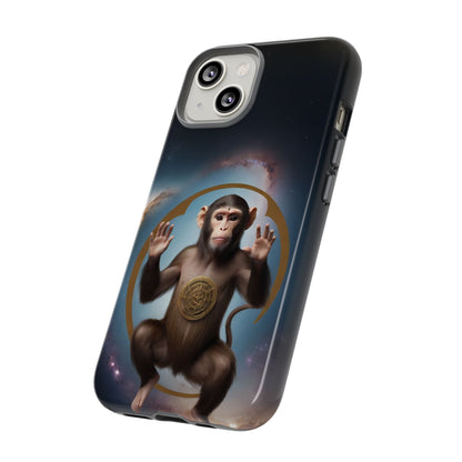 Chinese Zodiac Monkey Phone Case for iPhone 8–16 Pro Max, iPhone 8 Plus–13 Mini, iPhone XS–XS Max, iPhone 11–14 Pro Max - Designed by Thalia