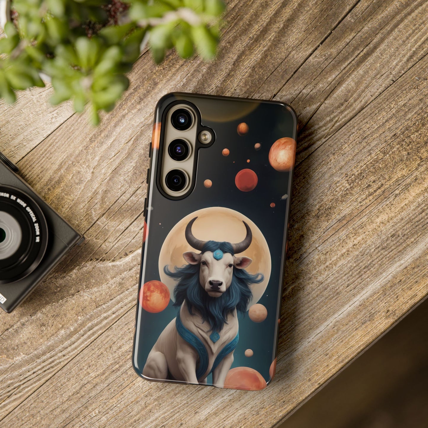 Chinese Zodiac Ox Custom Phone Case for Samsung Galaxy S10–S24 - Designed by Thalia