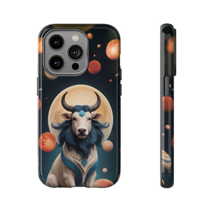 Chinese Zodiac Ox Phone Case for iPhone 8–16 Pro Max, iPhone 8 Plus–13 Mini, iPhone XS–XS Max, iPhone 11–14 Pro Max - Designed by Thalia